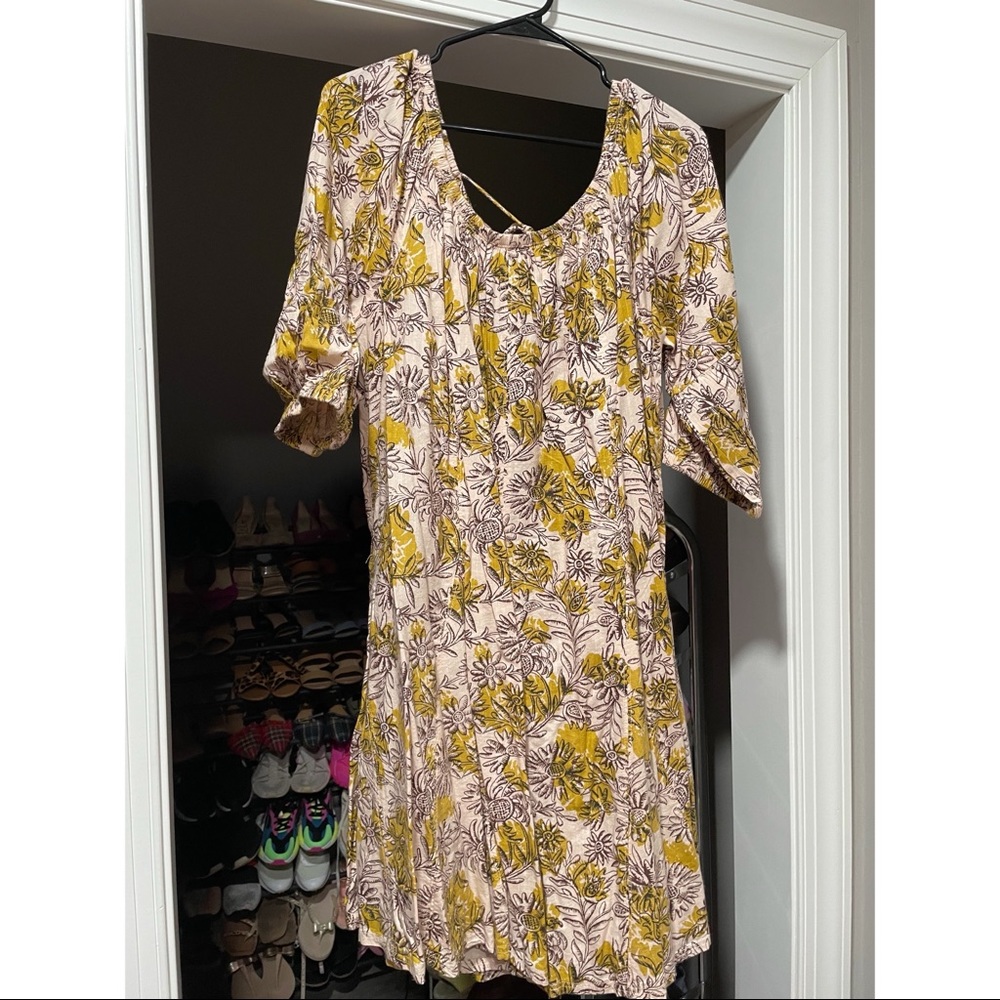 Anthropologie Floral Dress